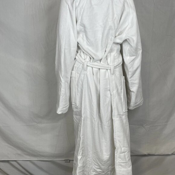 NEW FRETTE Unisex Velour Shawl Collar Bathrobe Size L - Picture 2 of 10